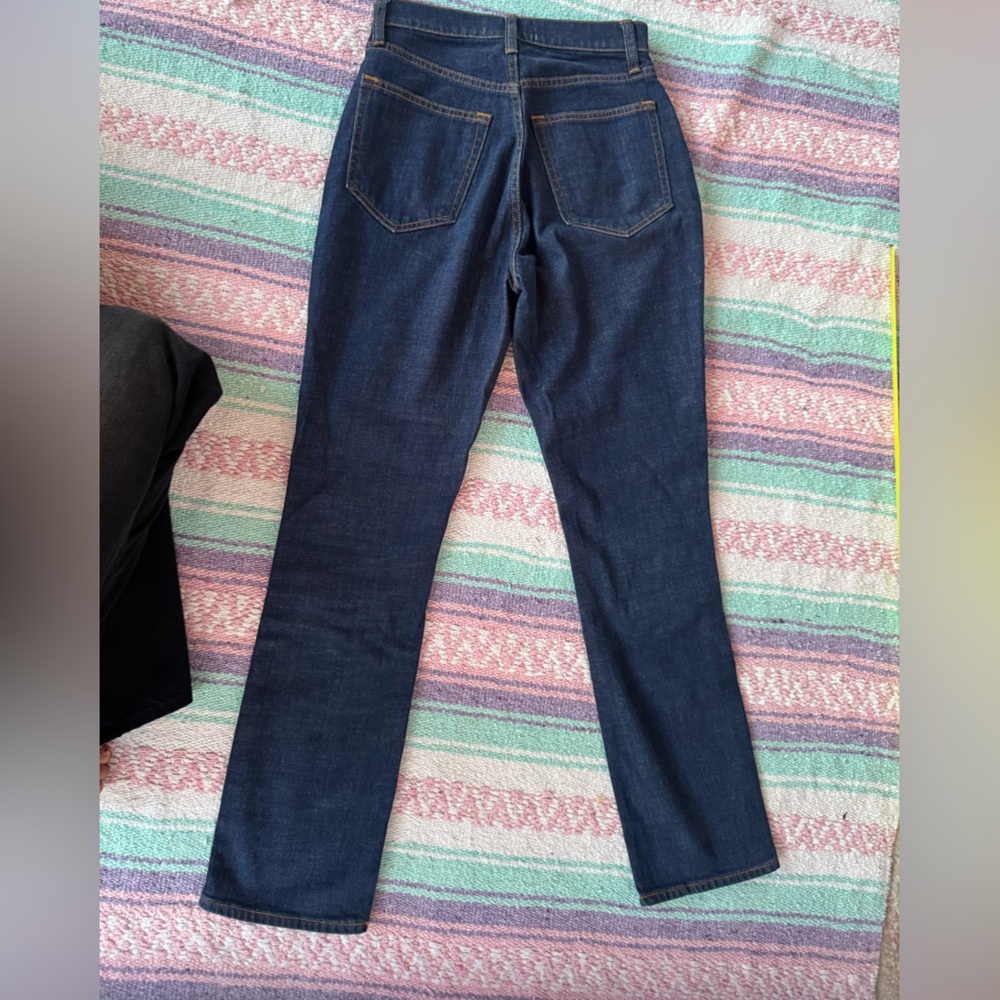 Abercrombie Dark Blue Denim Jeans the Slim Straight Ultra Hi Rise - Picture 11 of 11